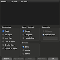 The cheat finder from VBA-M.